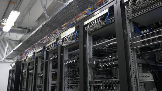 An advanced mining rig setup in a professional hosting facility, highlighting efficiency and reliability